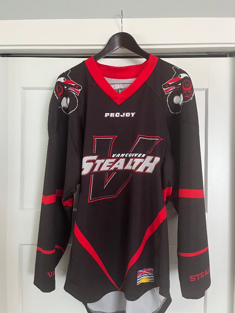 Vancouver, B.C. Stealth Lacrosse Jersey- Sz Lg. Unisex. Excellent Condition!